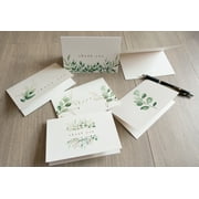 Gooji 4x6 Golden Greenery Thank You Cards (Bulk 36-Pack) Matching Envelopes