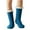 Blue, variant on Xfvqtps Womens Slipper Socks with Grippy Plush Lining Plush Edge Thick Snow Socks Carpet Socks Solid Color Comfortable Soft Warm Winter Fuzzy Socks Blue
