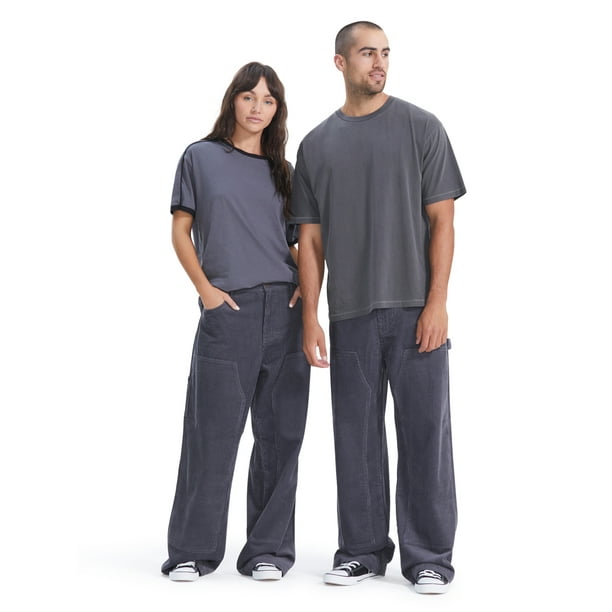 No Boundaries All Gender Corduroy Carpenter Pants, Men's Sizes 28