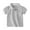 Gray, variant on Esaierr Kids Toddler Boys Summer Lapel T-Shirt Tee Baby Short Sleeve T-Shirt Tops Cotton Home Boys Short-Sleeved Casual Little Boys Solid Color Shirt for 1-6Years