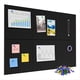 thumbnail image 3 of Al Tablero de Corcho, Paquete de 6 Azulejos de Fieltro para Pared con 50 Chinchetas, Tableros de Corcho Negro para Tablero de Corcho, 3 of 5