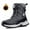 Gray, variant on VOVORY Men's Snow Boots Insulated Waterproof Warm Hiking Winter Boots for Outdoor