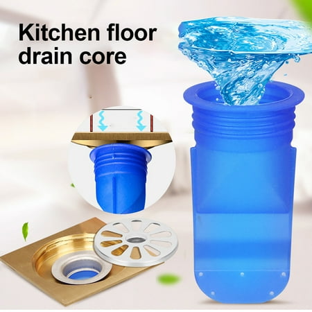 

Stainless Steel Silicone Strainer Kitchen Bathroom Pipe Floor Sewer Drain Core