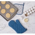 thumbnail image 4 of Basic Terry Collection Quilted 100% Cotton, Potholder, Black, 3 Piece, 4 of 7