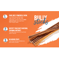 thumbnail image 4 of Klampet Naturals 6-Inch Bully Sticks for Dogs [15-Pack] – 100% Grass-Fed, Free-Range Beef Chews – Premium Single-Ingredient & Low-Odor – Long-Lasting Rawhide Alternative for Dental Health, 4 of 8