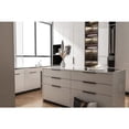 thumbnail image 3 of 10 manijas de cocina con tornillos, manija de armario invisible de aleación de aluminio para muebles de cocina, cajón, dormitorio (192 mm), 3 of 5