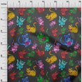 thumbnail image 2 of oneOone Cotton Jersey Gray Fabric Kitten Cats Sewing Fabric By The Yard Printed Diy Clothing Sewing Supplies 58 Inch Wide-95O, 2 of 4