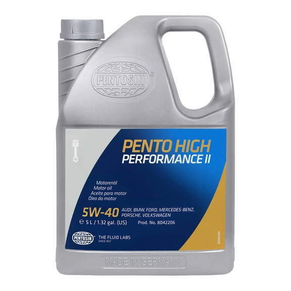 Aceite de Motor PENTOSIN Sintético High Performance 5W40 5 Lts 2012 a 2013 Audi L5 2.5L Alemán