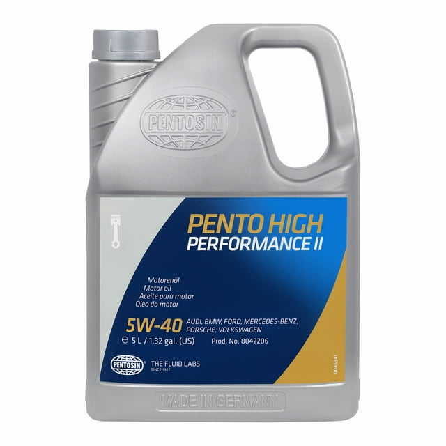 Aceite de Motor PENTOSIN 760 1990 L4 2.3L Alemán Sintético High Performance 5 Lts 5W40