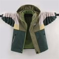 thumbnail image 6 of YunPes Autumn Winter Boys Girls Jackets Windproof Thick Warm Toddler Casual Hooded Jackets Kids Winter Clothes Girls 5t, 6 of 9