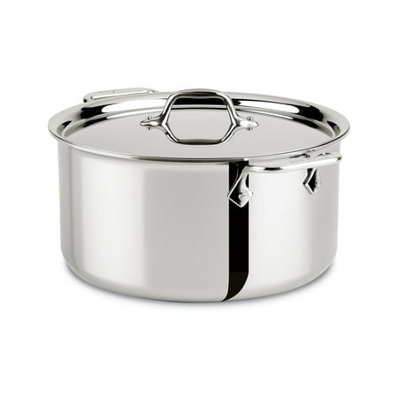 UPC 011644502522 product image for All-Clad D3 Stainless 3-ply Bonded Cookware  Stockpot with lid  8 quart | upcitemdb.com