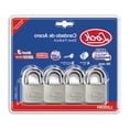 thumbnail image 2 of Candado Lock acero corto llave estándar 4 pzs cromo satinado L22S384, 2 of 2