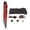 Red, variant on YAHHU Wireless Pen Mouse Rechargeable Luminous Silent Small Portable Bluetooth 2.4g Dual Mode Optical Mouse for PC Laptop Silver Gray (6.69 inches / 17.0 cm)
