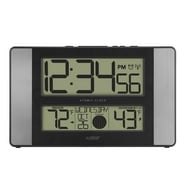 Mainstays Digital Wall Clock, Black - Walmart.com