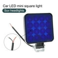 thumbnail image 2 of Bgsha 1PCS Car LED Mini Square Headlights Replacement Accessory 48w 16LED Work Light Pod Lighting Truck Off Road Tractor 12v, 2 of 10