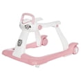 thumbnail image 4 of Dream On Me 2-in-1 Charlie Baby Walker, Easy Convertible Baby Walker, Walk Behind, Height Adjustable, Speed Adjusting Wheels, 360-degree Rotating Seat, Pink, 4 of 19