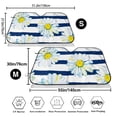 thumbnail image 2 of Goofa Daisy Striped Nautical Printed Car Windshield Sunshade,Foldable Reflective Sun Visor,UV Protection Heat Blocker Sunshade,Car Cooling Accessory-Small, 2 of 7