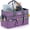 Purple, variant on JJRING Large Craft Tote Bag Organizer, Blue Portable Art Storage Caddy with Multiple Pockets for Sewing, Scrapbooking, Medical & Office Supplies