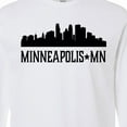 thumbnail image 4 of Inktastic Minneapolis Minnesota City Skyline Long Sleeve T-Shirt, 4 of 5