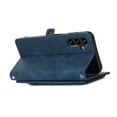 thumbnail image 6 of Zipper Wallet Case for Samsung Galaxy A26 5G, Crossbody Purse Case with Card Holder Lanyard Wrist Hand Strap, Premium PU Leather Flip Kickstand Shockproof Magnetic Buckle Cover, Blue, 6 of 10