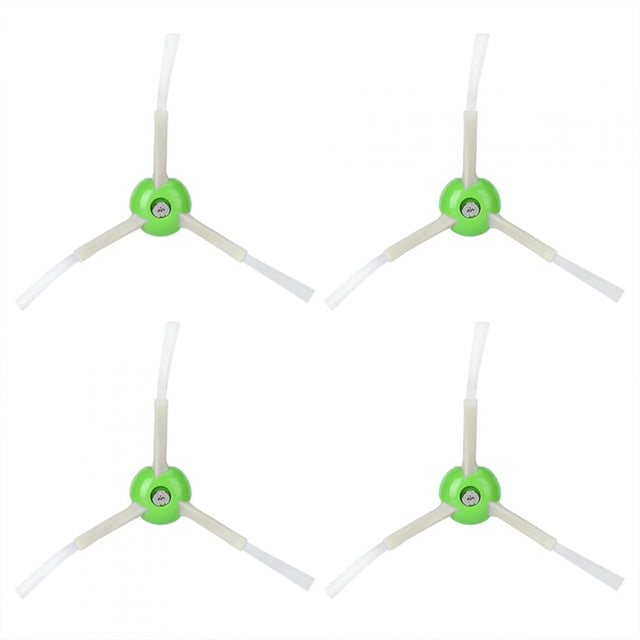 Cepillo lateral para barredora, 4 piezas, robot barredor doméstico, cepillo lateral, cepillo lateral de limpieza, parte superior de la línea Jadeshay A