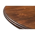 thumbnail image 2 of Taran Designs Lawrence 48" Round Solid Wood Pedestal Dining Table in Dark Brown, 2 of 6