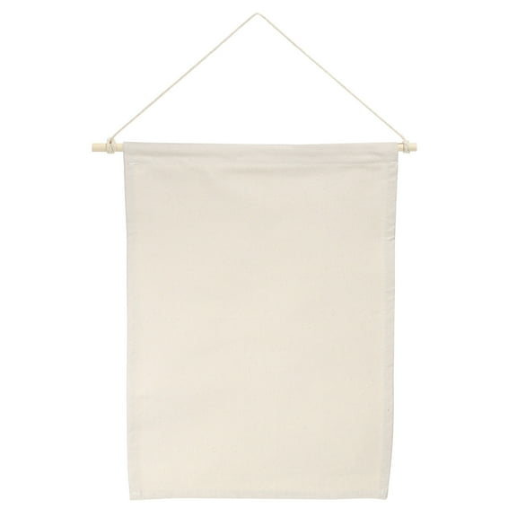 REGALWOVEN Enamel Pin Display Banner, Canvas Pin Banner Blank Wall Display Banner Beige