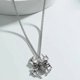 thumbnail image 3 of Collar con Cadena de hueso de serpiente Yashi colgante galvanizado plata 925 20 pulgadas, 3 of 5