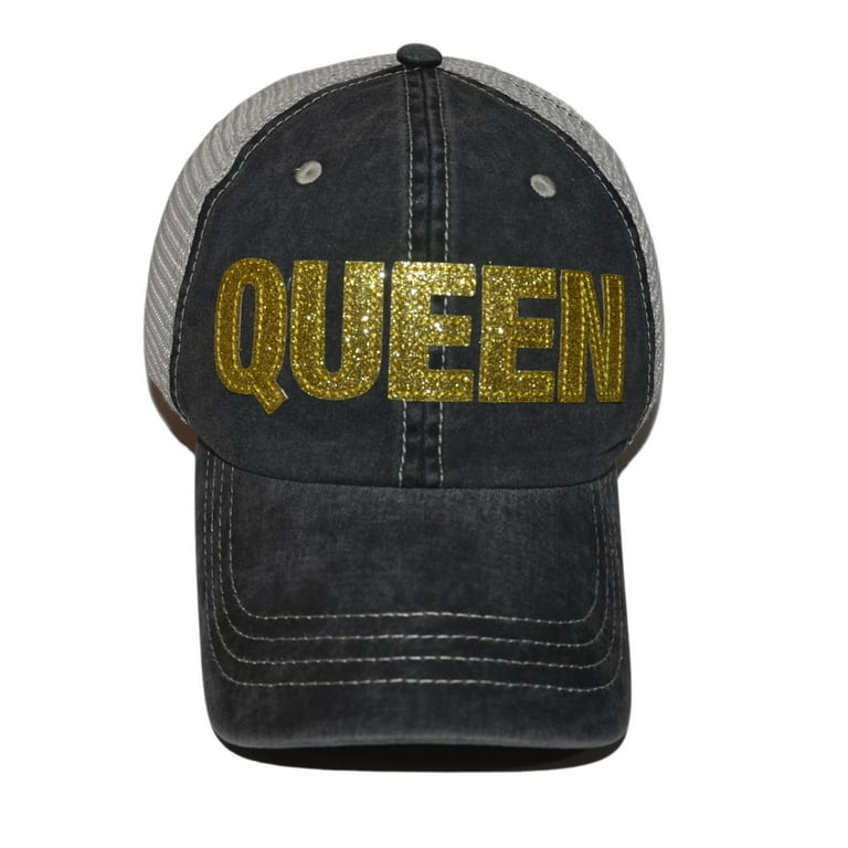 Queen Womens Trucker Hats, Glam Baseball Caps with Sayings, Girls Bling Baseball  Cap, Funny Baseball Hats, Adjustable Snapback 