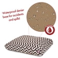 thumbnail image 4 of Majestic Pet | Chevron Rectangle Pet Bed For Dogs, Removable Cover, Chocolate, Large, 4 of 5