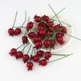 thumbnail image 4 of 1,5 cm simulación pequeña fruta de granada fruta navideña fruta artificial de plástico granada verdura pequeña fruta roja, 4 of 5