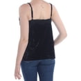 thumbnail image 2 of INC $49 Womens New 1110 Black Lace Velvet Spaghetti Strap Tank Top M B+B, 2 of 2