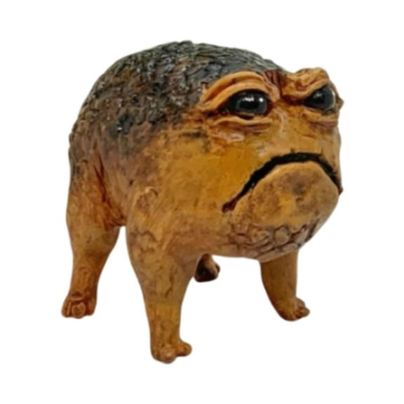 yotijay Frog Statue Artwork Unique Resin Figurine for Fireplace Cabinet Bedroom