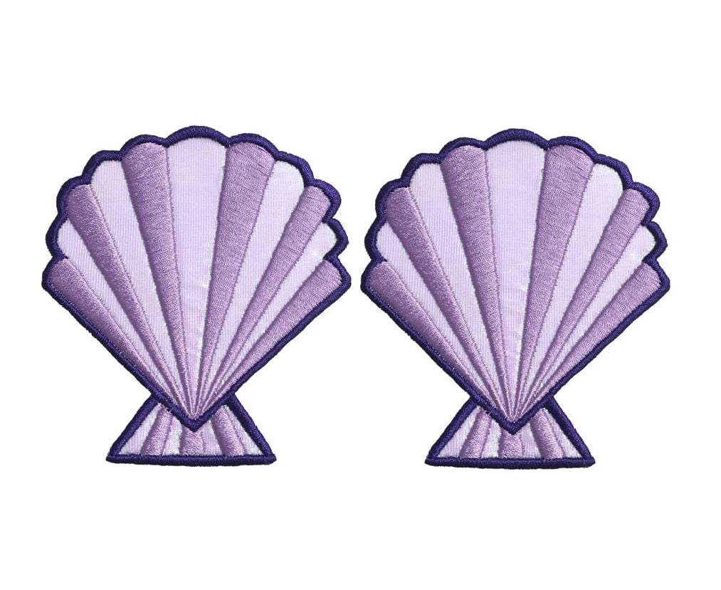 purple sea shells