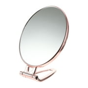 Double Sided Hand Held Mirror Magnifying Makeup Mirror with Adjustable Handle