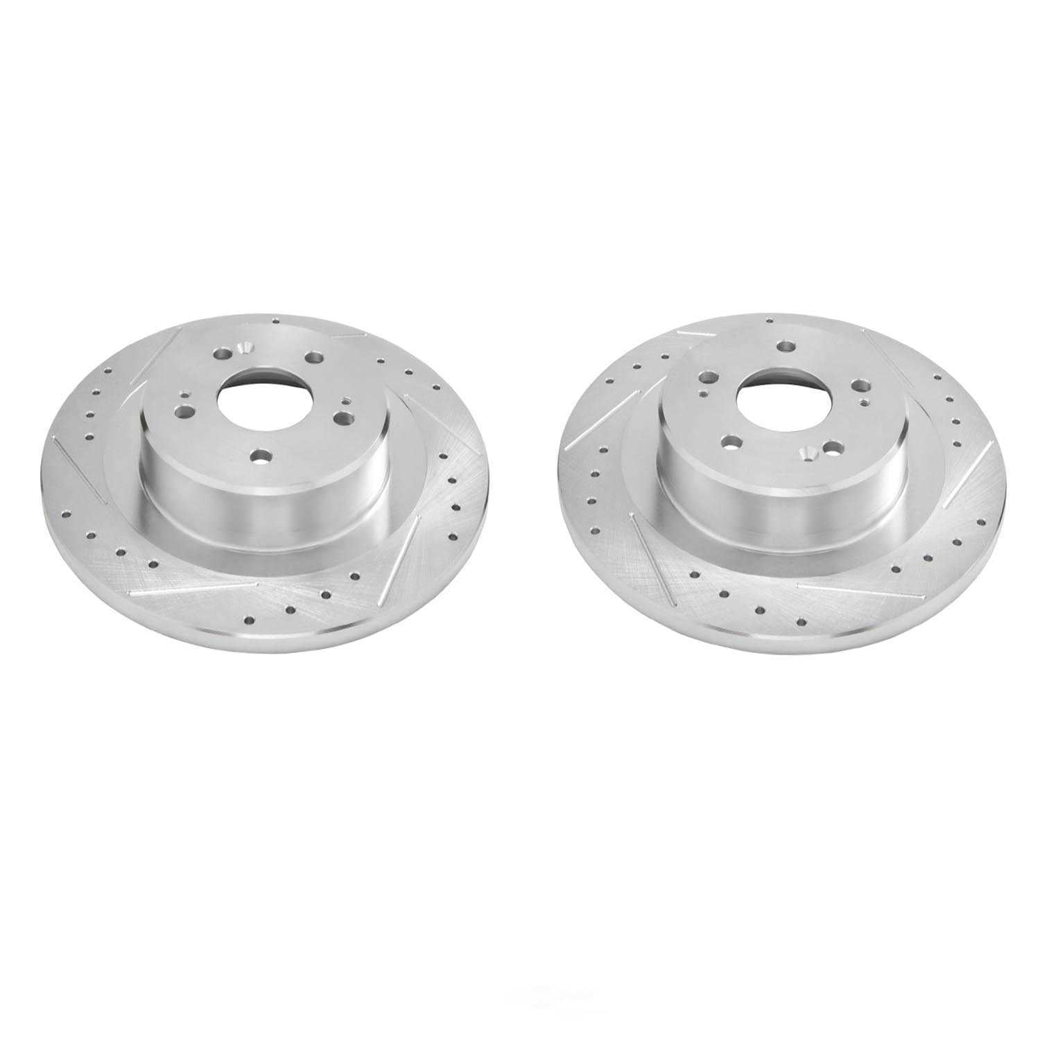 PowerStop JBR1916XPR Evolution Performance Drilled, Slotted & Plated Brake Rotor Pair