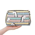thumbnail image 4 of Naloa Cartoon Dinosaurs Leather Makeup Bag for Purse Travel, Portable Small Cosmetic Organizer for Women and Girls, Make up Bag with Zipper, 4 of 8