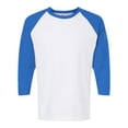 thumbnail image 1 of M&O 5540 T-Shirt de Baseball à Manches Trois-Quarts Raglan, 1 of 2