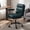 Dark Green, variant on Erinnyees Home Office Chair with Double Layer Cushion, Comfy Desk Chair with Removable Armrests&Smooth Wheels,Adjustable Rolling Swivel Computer Chair for Study,Bedroom, Camel