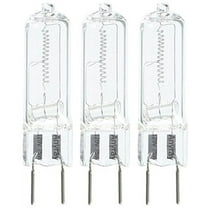 Anyray A1708Y (3)-Bulbs 75 Watt G8 75W Halogen T4 Light Bulbs 110V-130V GY8.6 75Watt Base