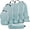 Teal and White, variant on TRIPPED Travel Gear 6-Piece Extra-Large Compression Packing Cubes for Luggage, Navy