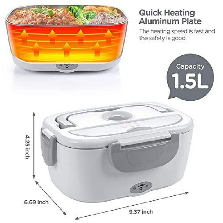Electric Lunch Box Food Heater, SHALORY 3 in 1 Portable 60W Food Warmer  Leakproof Self Heating, Price $28. Free for USA. Interested DM me for  Details : r/ReviewClub