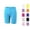 Blue, variant on Girls Compression Spandex Shorts Athletic Wear Gym Dance Yoga Volleyball Bike Riding Comfy Underwear Boxer Briefs Active Pants