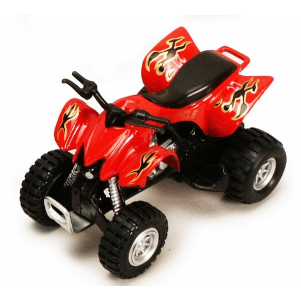 Sport ATV, Red Showcasts 9907/8D 4.25 Inch Scale Diecast Model