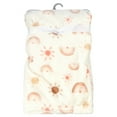 thumbnail image 4 of Baby Starters Rainbow Print Plush Baby Blanket (30" x 40"), Natural, 4 of 5