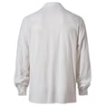 thumbnail image 5 of Men's Casual Solid Color Pullover Long Sleeve Stand Collar Shirt, 5 of 6