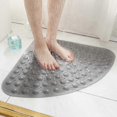 thumbnail image 4 of Quadrant Anti-Slip Bath Mat Anti-Bacterial Mat with Suction Cups for Shower or Bathtub, Non-Slip Bath Mat, 54x54cm, 4 of 4