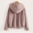 thumbnail image 4 of Niaviben Fleece Sweatshirts for Women Comfrt Hoodie Zip Up Jacket Winter Coat for Women Woman Winter Coat Jacket Women Jacket Pink S, 4 of 4