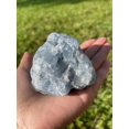 thumbnail image 1 of Extra Large Blue Calcite Rough Natural Stones, Raw Calcite Blue Crystals (0.25-0.5 Pounds), 1 of 8