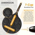 thumbnail image 4 of 7-Mold Mini Non-Stick Pancake Maker - Easy to Clean, Practical, and Fun for Kids - Perfect for Creative Breakfasts and Weekend Brunches, 4 of 5